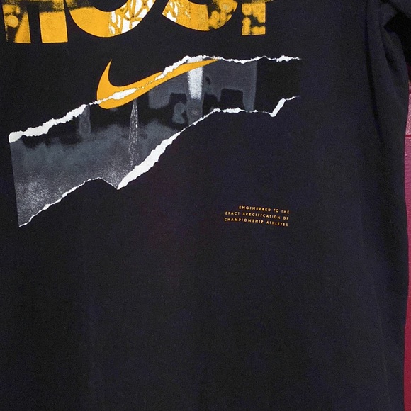 Nike Dri Fit Just Hoop It Tee Shirt Basketball Net Graphic Athletic - Picture 7 of 8